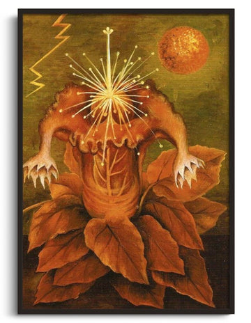 Inspiration Fleur de la vie Frida Kahlo - peinture à l'huile